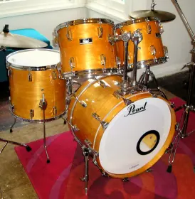 80's Pearl kit restored after 30 years service