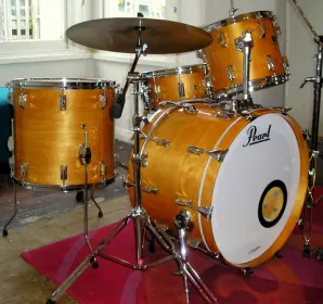 80's Pearl kit restored after 30 years service