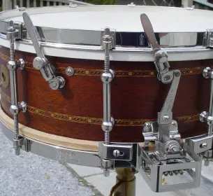 [B]1930-32* LUDWIG &amp; LUDWIG 5x14 MAHOGANY/DECORATIVE INLAY SUPER-SENSITIVE MODEL[/B]