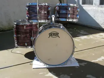 Custom MIJ Bass Drum Head Logos