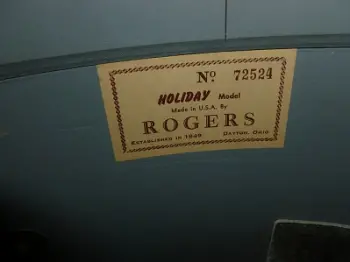 Rogers Red Glass Glitter