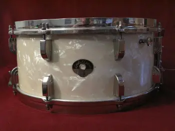 Ludwig &amp; Leedy Snare Drum 6.5 x 14 - WMP Broadcaster - Vintage 1950