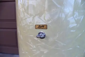 Vintage 1930s Leedy &quot;Tunable Tom-Tom&quot; Drum - White Marine Pearl