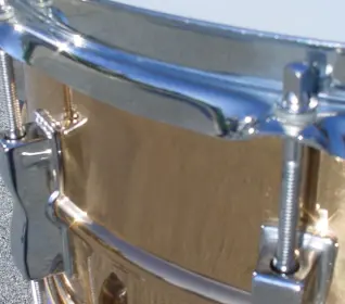 The Drum: 1984 LUDWIG #4 (JOE MORELLO) 75th ANNIVERSARY BRASS/ENGRAVED SUPER-SENSITIV