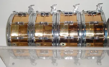 The Drum: 1984 LUDWIG #4 (JOE MORELLO) 75th ANNIVERSARY BRASS/ENGRAVED SUPER-SENSITIV