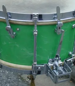 1930* LUDWIG &amp; LUDWIG 6.5x14 EMERALD GREEN/CHROME SUPER-SENSITIVE MODEL