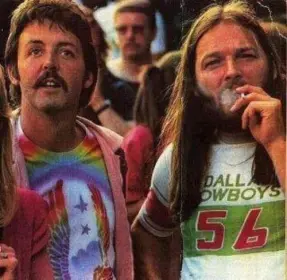Just a couple of guys at a Zeppelin gig!