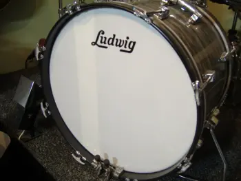 Custom MIJ Bass Drum Head Logos