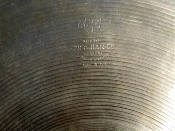 Vintage Zildjians need dating - 15&quot; hats