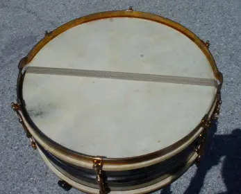 1921-22* or 1919-21** LUDWIG &amp; LUDWIG 5x14 6 LUG/SCROLL DESIGN DeLUXE MODEL