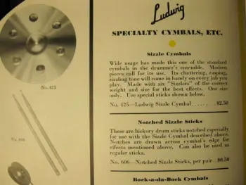 Ludwig 1920's-30's sizzle