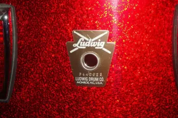 Ludwig Monroe Era 14x14 Red Sparkle Floor Tom