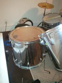 Ludwig Power Factory Set Chrome Over Wood?
