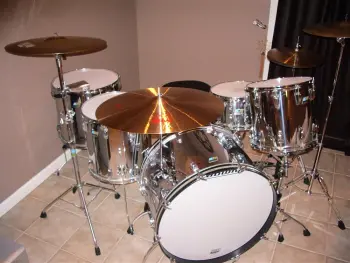 Ludwig Power Factory Set Chrome Over Wood?
