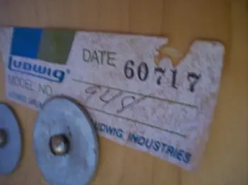 Ludwig Paper Labels from 1971/72 Time Frame - Date Codes?