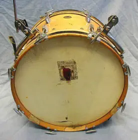 Tony Williams bass drum size with Miles