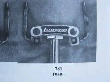 When does Ludwig {w/in BLACK } Double Tom mount show up