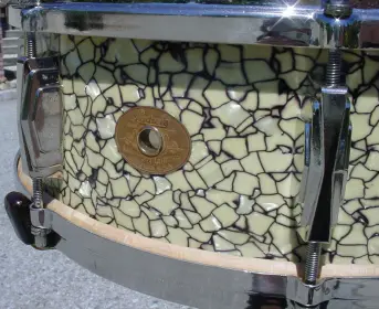1935 LUDWIG &amp; LUDWIG 5x14 &quot;TERRA COTTA&quot;* STANDARD MODEL