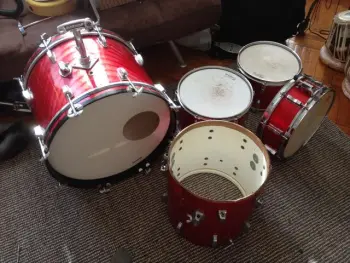 1968 Ludwig red sparkle