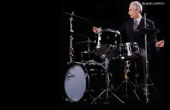 Maxwell's Caddy Green Gretsch Set Recently Used By Charlie Watts