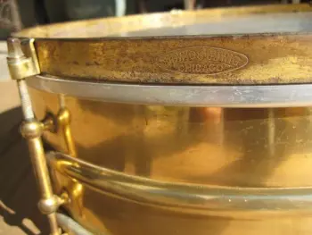 price for an early 1900's 5&quot;x15&quot; 2 piece brass ludwig snare?