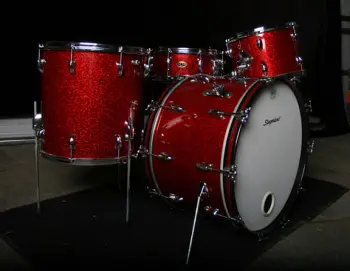 1958 Slingerland kit - Red Glass Glitter