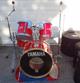 1986 hot red Yamaha RCs