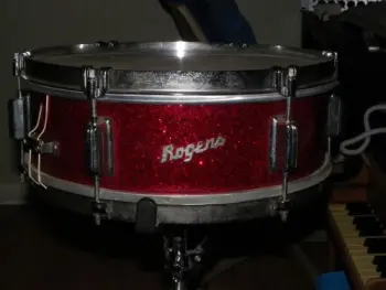 Rogers Student Model and Gretsch 4108T Snares