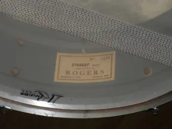 Rogers Student Model and Gretsch 4108T Snares