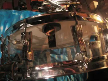 Ludwig Clear vistalite with supersensitive snare