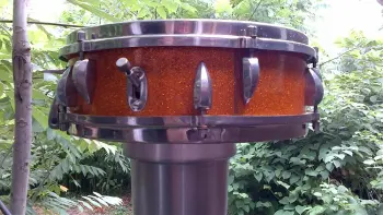 Trowa orange sparkle snaredrum