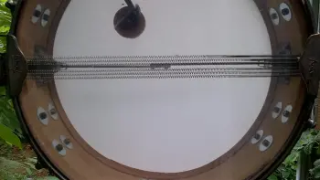 Trowa orange sparkle snaredrum