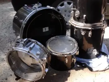 1980 Ludwig &quot;black vista&quot; Combo set on....