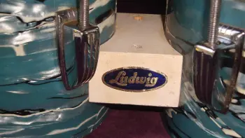 Ludwig 70's Blue Bowling Ball Bongoe Cuties