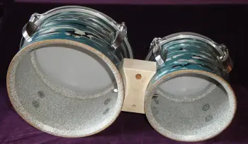 Ludwig 70's Blue Bowling Ball Bongoe Cuties
