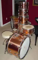 Slingerland Copper 14 piece set - origional