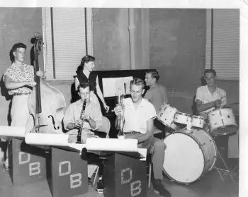 A pic from my dad's band in August 1952 Phoenix AZ .