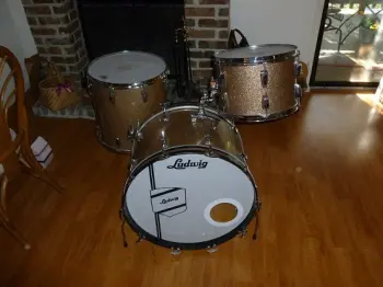 Ludwig Champagne Sparkle Drums