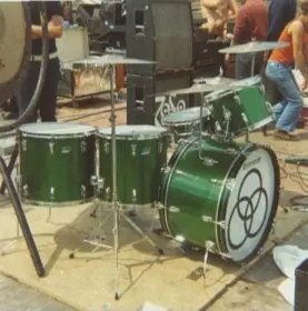 John Bonham &quot;Ritchie Ring&quot; on bass drum