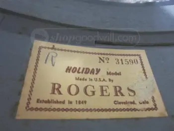 Rogers Holiday 14x20 bass on....