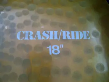 1981 18 inch Paiste RUDE Crash/Ride EXCELLENT condition