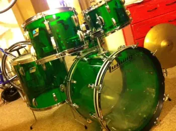 Green Vistalites/Gold Silk Inlays Factory?
