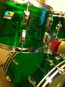 Green Vistalites/Gold Silk Inlays Factory?