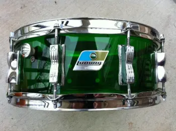 Green Vistalite Big Beat w/Matching 10 Lug Snare