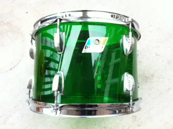 Green Vistalite Big Beat w/Matching 10 Lug Snare