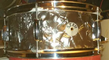 Early 60's STAR black oyster pearl snare