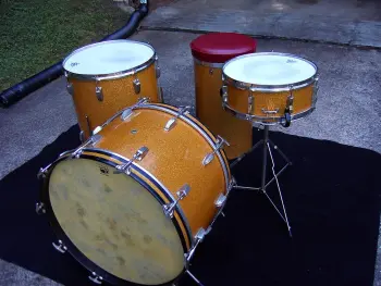 Wfl 1957 Gold Sparkle 4 Piece Kit