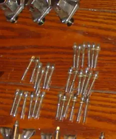 complete set of MIJ drum set hardware! lugs, hoops, rods, mounts, etc