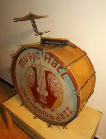 Antique Jazz Bass Drum