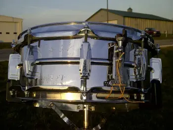 1967 Ludwig Supraphonic Keystone Badge - Player's Snare -
